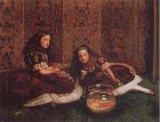 Sir John Everett Millais Leisure Hours Spain oil painting artist